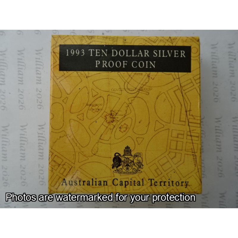 1993 $10 SS Coin Aust Capital Territory