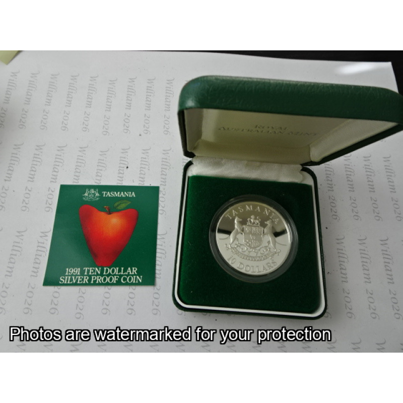 1991 $10 SS Coin Tasmania