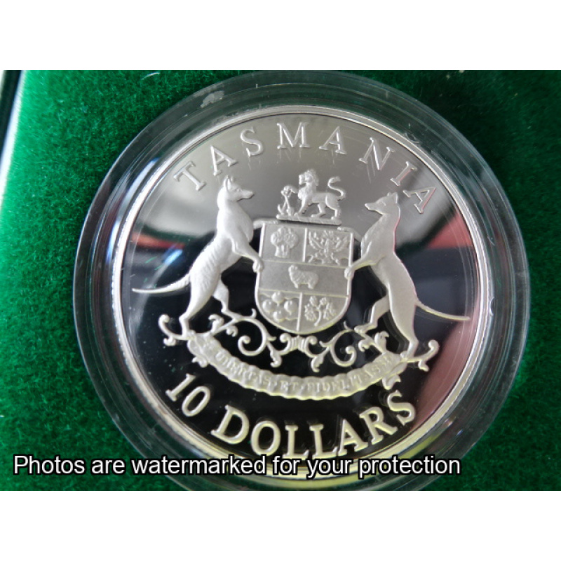 1991 $10 SS Coin Tasmania