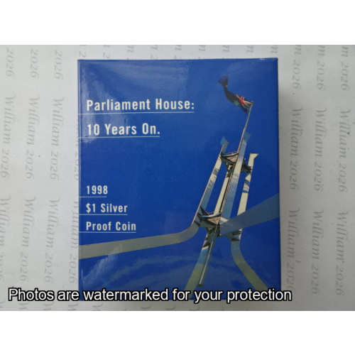 1998 $1 Fine Silver Parliament House