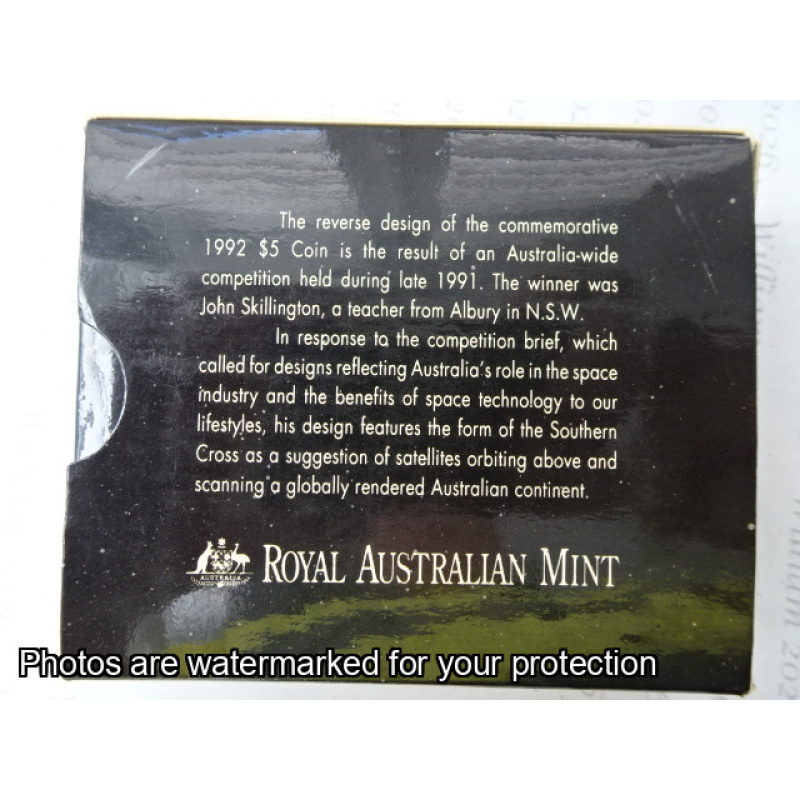 1992 $5 Int Year of Space