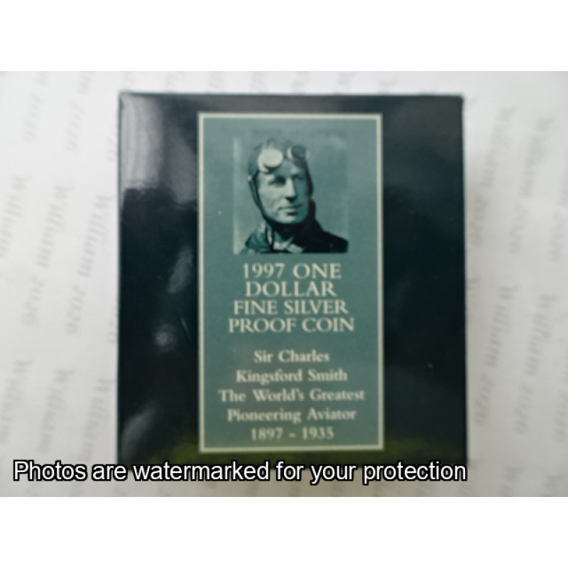 1997 $1 Fine Silver Sir Charles Kingsford Smith