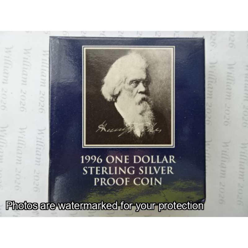 1996 $1 SS Coin Sir Henry Parkes