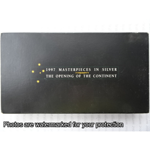 1997 5 x $5 Masterpieces in Silver
