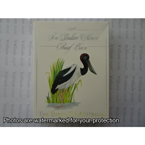1991 $10 Silver Birds of Australia