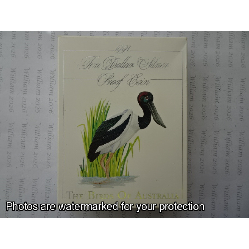 1991 $10 Silver Birds of Australia