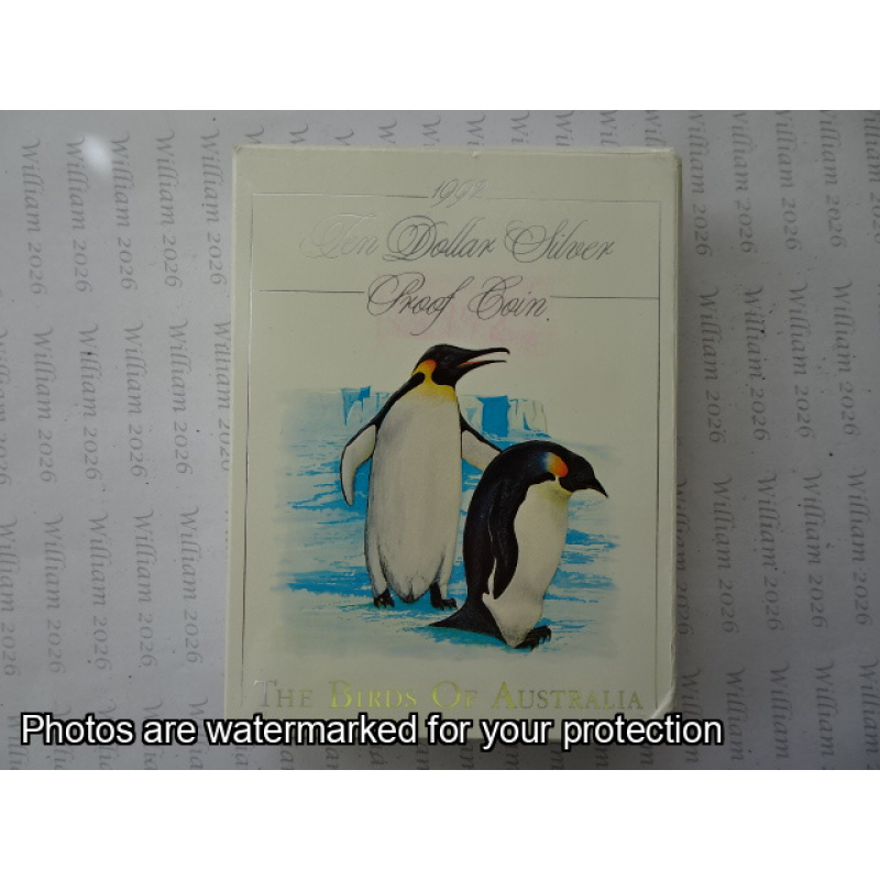 1992 $10 Silver Birds Of Australia