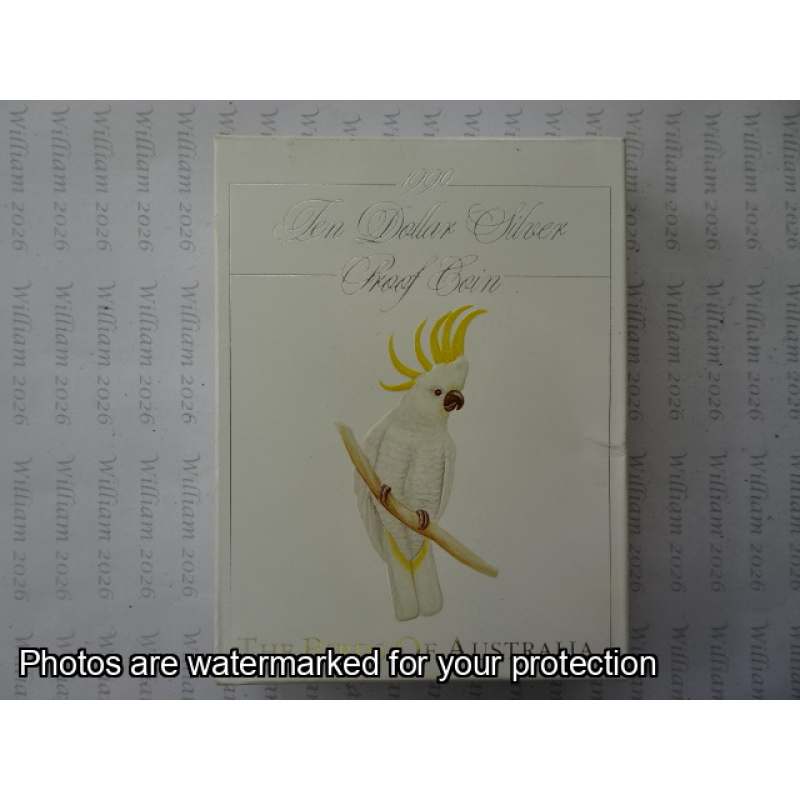 1990 $10 Silver Birds of Australia