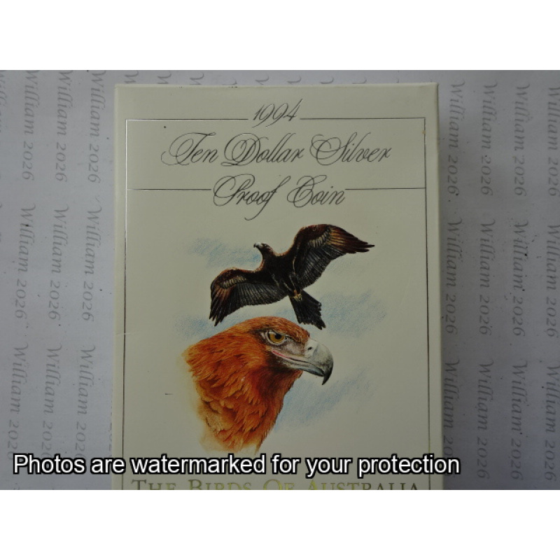 1994 $10 Silver Birds of Australia