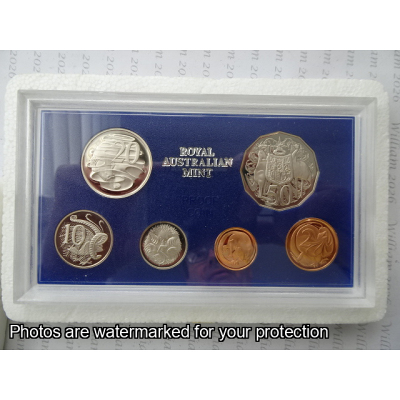 1984 Proof set Sealed Case