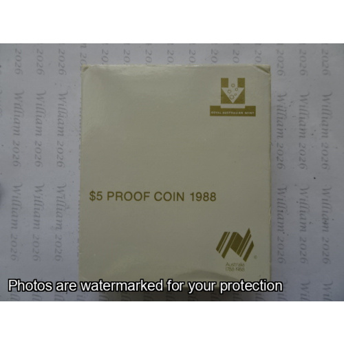 1988 $5 Coin New Parliament House