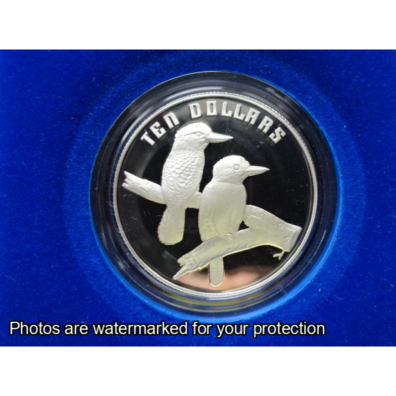 1989 $10 Silver Birds of Australia